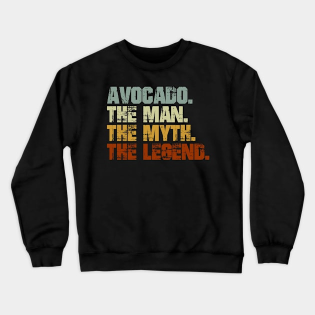 Avocado Crewneck Sweatshirt by designbym